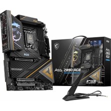 MSI Msı Meg Z890 Ace Intel LGA1851 Ddr5 Atx Anakart Teşhir