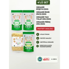 Soul Kitchen Organik Rüşeym + İnce Buğday İrmiği + Pirinç Unu + Tam Yulaf Unu 4X250 gr
