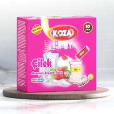 Herşey Trend Koza Tek Içimlik Çilek Aromalı Toz Içecek 50'li