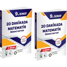 Dakika Yayınları 9. Sınıf 20 Dakikada Matematik Öğrenci Defteri