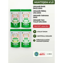 Soul Kitchen Organik Tarhana + Organik İnce Buğday İrmiği + Organik Pirinç Unu + Organik Tam Yulaf Unu Avantaj Paket (4X250GR)