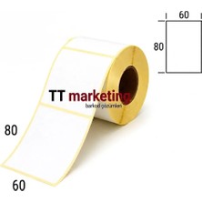 TT Marketing 60×80 Eco Termal Barkod Etiketi ( 8RULO=4000 Adet)