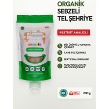 Soul Kitchen Organik Sebzeli Tel Şehriye 200 g (Vegan) (İlave Tuzsuz)