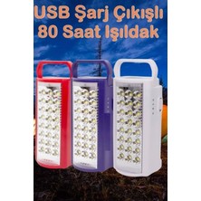 Ciyu Ticaret 80 Saat Kapasiteli Kamp Işıldak Uzun Kullanım Süreli Usv 6V Akülü Kamp Lambası
