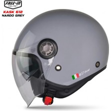 Freem FR-612 Nardo Gri Yarım Kask