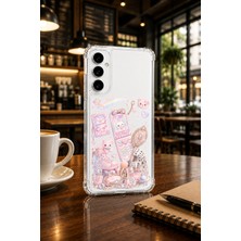 Powerfox Samsung Galaxy S25 Fe Uyumlu Cute Telefon Baskılı Sevimli Telefon Kılıfı MK01A