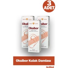 Abfen Farma Oksibor Kulak Damlası 30 ml 3 Adet