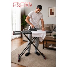 Esero Mabel Crome CM930 Masası Katlanabilir Geniş Yüzeyli Metal Gövdeli