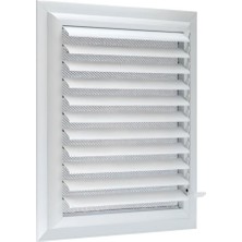 Camaks Beyaz Alüminyum 35X35 cm Menfez Banyo Havalandırma Menfezi