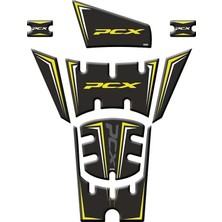 Motosev Honda Pcx 2025 Uyumlu Tank Pad 8 Parça