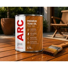 Arc Premium Teak Oil -1.kalite Teak Yağı 0,75 Lt