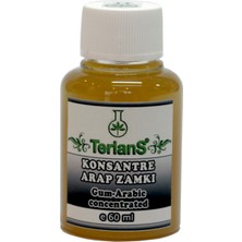Terlans 60ml Konsantre Arap Zamkı Ebru Sanatı İçin Kullanıma Hazır Bağlayıcı