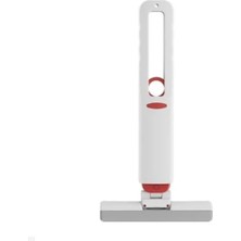 Aesco Ergonomik Tasarımlı Sıkmalı Mini Mop - Beyaz ve Kırmızı, Tek Elle Kullanım