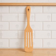 MİEN Mien Bambu Delikli Uzun Spatula (7B157)