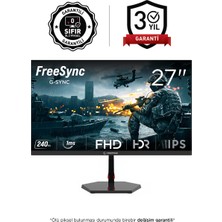 Rampage Raven RV27R240F 27 inç 240Hz 1ms FAST IPS FHD Oyun Monitörü 1920 x 1080 Çözünürlük