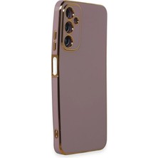 Gees Global Mey Ithalat®  Samsung Galaxy A05S Kılıf Volet Silikon - Mor