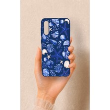 Vip Case Samsung A50 Uyumlu Deniz Kabuğu Desenli Silikon Kılıf