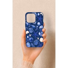 Vip Case iPhone 13 Pro Uyumlu Deniz Kabuğu Desenli Silikon Kılıf