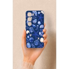 Vip Case Vivo V40 Lite 5g Uyumlu Deniz Kabuğu Desenli Silikon Kılıf