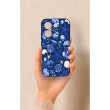 Vip Case Poco X8 Pro Uyumlu Deniz Kabuğu Desenli Silikon Kılıf