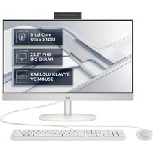 Hp Proone 240 G10 Intel Core Ultra 5 125U 8gb 512GB SSD 23.8" Fhd Windows 11 Pro All In One Pc D1ZF0ET 009