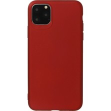 Gees Global Mey Ithalat®  iPhone 11 Pro Max Kılıf First Silikon - Bordo