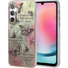 Gees Global Mey Ithalat®  Samsung Galaxy A24 4g Kılıf Blade Aynalı Desenli Kapak - Desen 6