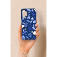 Vip Case Samsung A32 Uyumlu Deniz Kabuğu Desenli Silikon Kılıf