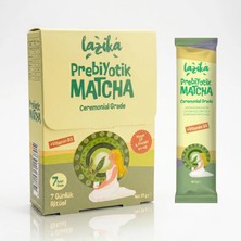 Lazika Prebiyotik Matcha 7 Saşe (35 g) - Seremoni Matchası, MPC80, Hindiba Lifi, Doğal Vanilya