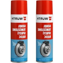 Aesco Fren Balata ve Genel Temizleme Spreyi, 2X500 ml Set