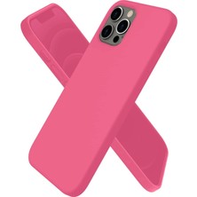 Gees Global Mey Ithalat®  iPhone 12 Pro Kılıf First Silikon - Pembe