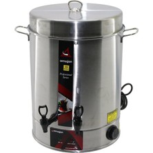 Gees Global Armağan 250 Bardak Çay Otomatı Elektrikli Semaver Çay Makinesi Çift Musluk 2500W