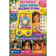 Suda Halka Köpük Geçirme Oyunu Sevimli Dostlar Duyusal Gelişim Destekli Nostaljik El Atarisi 2586BK-N12SARI
