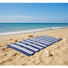 Woof Home Katlanabilir Plaj Hasırı Piknik Plaj Park Bahçe Teras 70X180 Dış Mekan Halı Kilim Paspas