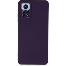 Gees Global Mey Ithalat®   Redmi Note 12 Pro 4g Kılıf Nano Içi Kadife Silikon - Mor