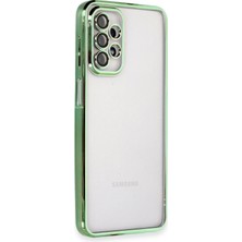 Gees Global Mey Ithalat®  Samsung Galaxy A23 4g Kılıf  Lensli Silikon - Yeşil