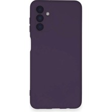 Gees Global Mey Ithalat®  Samsung Galaxy A14 4g Kılıf Nano Içi Kadife Silikon - Mor
