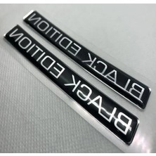 Aesco Siyah 3D Logo Sticker Seti, 2 Adet ile Kendi Tasarımlarınızı Yaratın