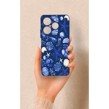 Vip Case Tecno Spark 10 Pro Uyumlu Deniz Kabuğu Desenli Silikon Kılıf