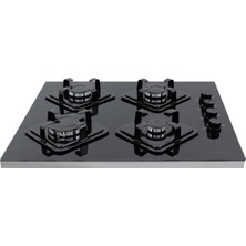 Exep Siyah Set Üstü Cam Ocak