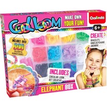 PopŞeker Renklerin Dansı: Kendi Bilekliğini Tasarla! Cool Loom Elephant Box
