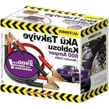 Aesco Araç Aküsü Için Kutulu Takviye Kablosu, 800 Amp Güçlü ve Dayanıklı Yapı