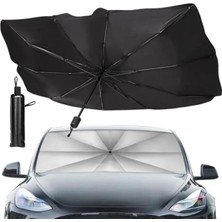 Aesco Uv Işınları ve Isıdan Koruyan Katlanabilir Ön Cam Güneşlik, 137 cm x 81 cm Ölçülerinde