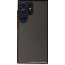 Gees Global Mey Ithalat®  Samsung Galaxy S23 Ultra Kılıf Montreal Silikon Kapak - Siyah