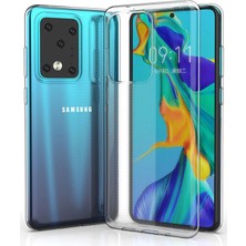 Gees Global Mey Ithalat®  Samsung Galaxy S20 Ultra Kılıf Lüx Şeffaf Silikon