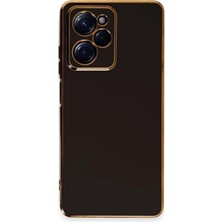 Gees Global Mey Ithalat®   Poco X5 Pro 5g Kılıf Volet Silikon - Siyah