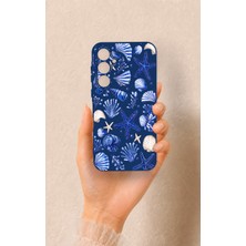 Vip Case Samsung A35 Uyumlu Deniz Kabuğu Desenli Silikon Kılıf