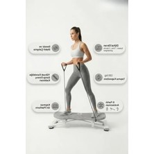 Aesco Dijital Ekranlı 6 Fonksiyonlu Kaydırmalı Fitness Board, Evde Spor Aleti