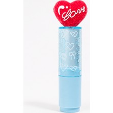 Sudedi Home Şeffaf Lip Balm Dudak Balmı, Kalp Kapaklı Lila Görünümlü Renksiz Dudak Bakım Balmı, Parlak Bitişli Günlük Balm