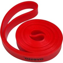 Aesco Kırmızı 22MM Latex Güç Bandı ile Güçlü Egzersiz Yapın